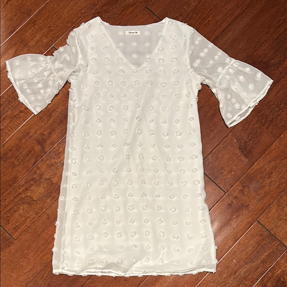 Women’s White Sheer Dress